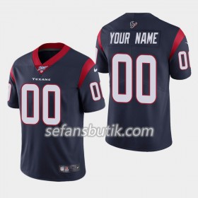 Houston Texans Tröjor Custom Nike Navy Blå 100th - Herr